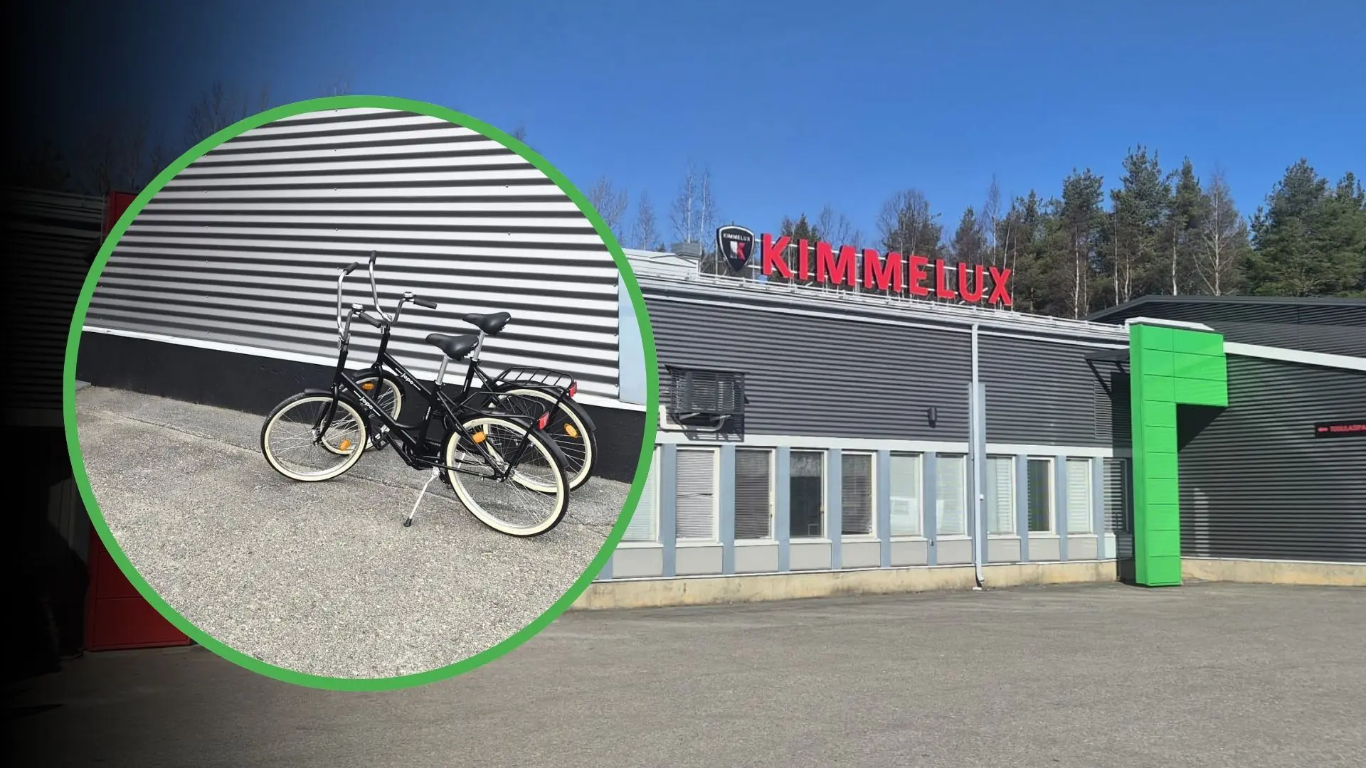 Käynti ajoneuvolasituksen asioissa vihreästä ovesta